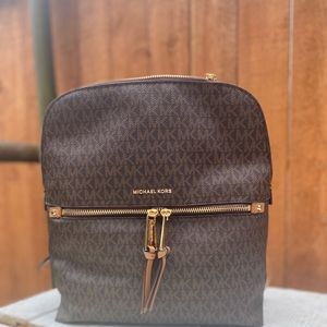 Michael Kors Brown Backpack